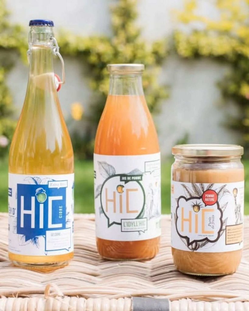 Cidrerie Hic • produits vegan et sans gluten